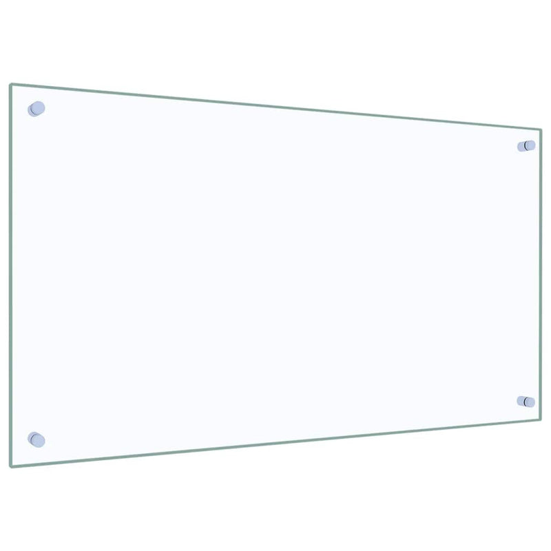 vidaXL átlátszó edzett üveg konyhai fröccsenésgátló 90 x 50 cm