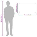 vidaXL átlátszó edzett üveg konyhai fröccsenésgátló 90 x 50 cm