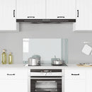 vidaXL átlátszó edzett üveg konyhai fröccsenésgátló 90 x 50 cm