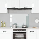 vidaXL átlátszó edzett üveg konyhai fröccsenésgátló 90 x 60 cm