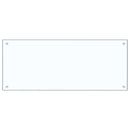 vidaXL átlátszó edzett üveg konyhai fröccsenésgátló 100 x 40 cm