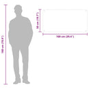 vidaXL átlátszó edzett üveg konyhai fröccsenésgátló 100 x 50 cm