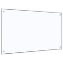 vidaXL átlátszó edzett üveg konyhai fröccsenésgátló 100 x 60 cm