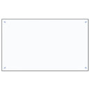 vidaXL átlátszó edzett üveg konyhai fröccsenésgátló 100 x 60 cm