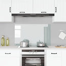 vidaXL átlátszó edzett üveg konyhai fröccsenésgátló 100 x 60 cm