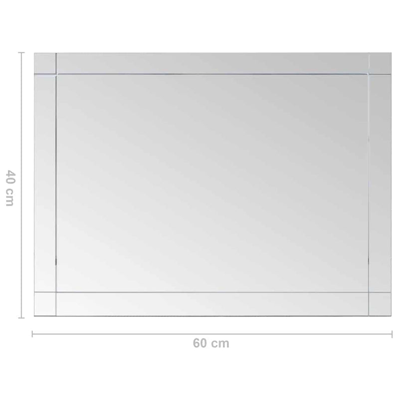 vidaXL falitükör 60 x 40 cm