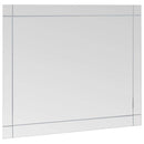 vidaXL üveg falitükör 100 x 60 cm