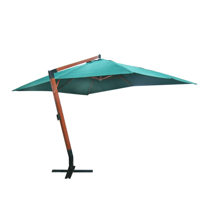 vidaXL Melia zöld lebegő napernyő 300 x 400 cm