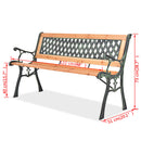 vidaXL fa kerti pad 122 cm
