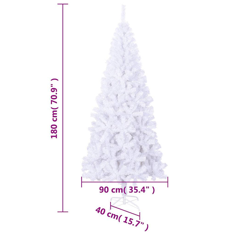 vidaXL 620 ágas műfenyő talppal 180 cm