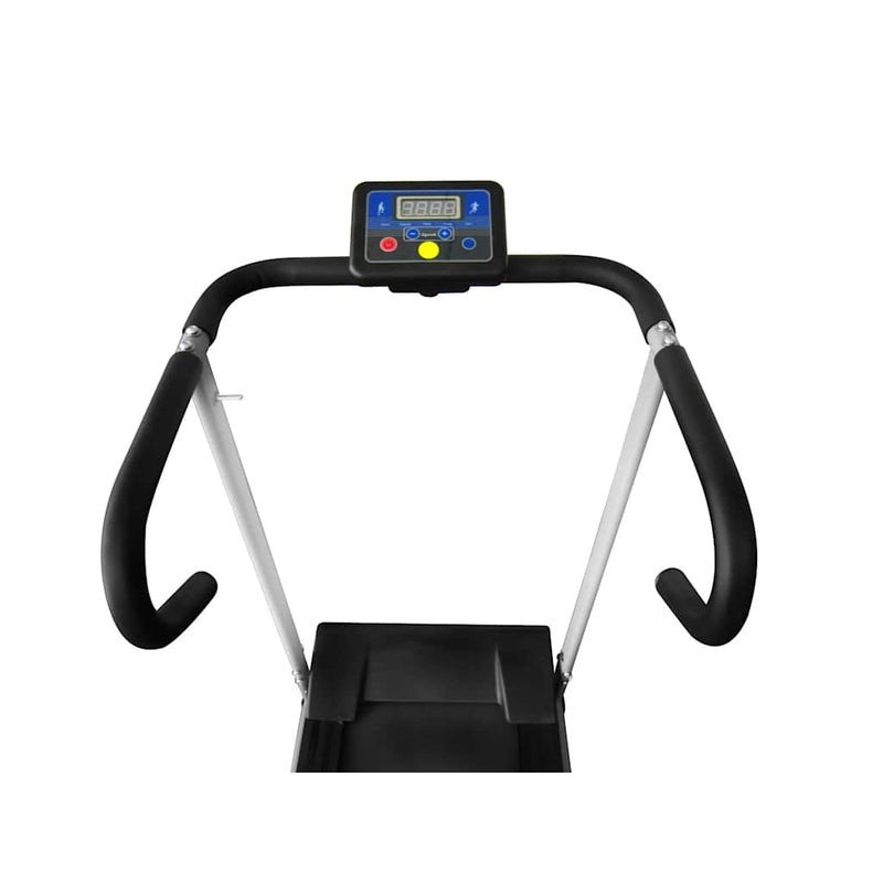 vidaXL elektromos futópad 100 x 35 cm fekete és ezüst