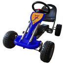 vidaXL pedálos gokart kék