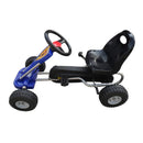 vidaXL pedálos gokart kék