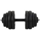 vidaXL 1 db egykezes súlyzó 15 kg