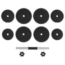 vidaXL 1 db egykezes súlyzó 15 kg