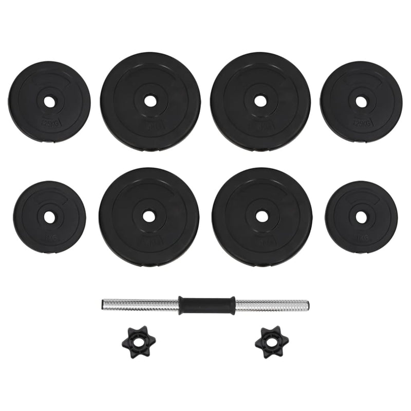 vidaXL 1 db egykezes súlyzó 15 kg