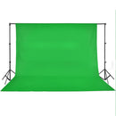 vidaXL zöld pamut háttér blueboxhoz állvány nélkül 500 x 300 cm