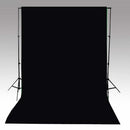 vidaXL fekete pamut háttér állvány nélkül 500 x 300 cm