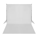 vidaXL fehér pamut háttér állvány nélkül 500 x 300 cm