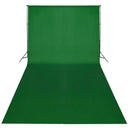 vidaXL zöld pamut háttér blueboxhoz állvány nélkül 600 x 300 cm