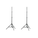 vidaXL 2 db fényállvány 78-210 cm