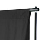vidaXL fekete háttértartó állványrendszer 500 x 300 cm