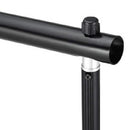 vidaXL stúdiófelszerelés 600 x 300 cm-es fekete háttérrel és lámpákkal