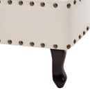 vidaXL krémfehér műbőr dívány