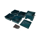 vidaXL 4-szintes komposztáló 42 x 42 x 60 cm