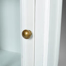 vidaXL elegáns fehér fa könyvespolc szekrény 3 polccal