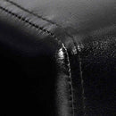 vidaXL fekete műbőr kocka alakú fotel