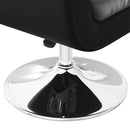 vidaXL 2 db fekete műbőr bárszék