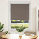 vidaXL sötétítő roló 124,4 x 175 cm, szövetszélesség 120 cm, kávébarna