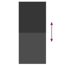 Fekete sötétítő roló 100 x 230 cm