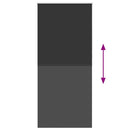 vidaXL sötétítő roló 124,4 x 230 cm, szövetszélesség 120 cm, fekete