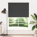 vidaXL sötétítő roló 164,4 x 230 cm, szövetszélesség 160 cm, fekete