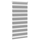 vidaXL szürke zebra roló 40,9 x 100 cm szövet szélesség 36,7 cm
