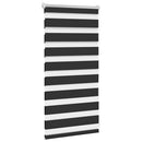 vidaXL fekete zebra roló 40,9 x 100 cm szövetszélesség 36,7 cm