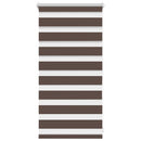 vidaXL Zebra roló 40,9 x 100 cm, szövetszélesség 36,7 cm, kávébarna