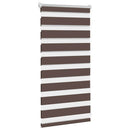 vidaXL Zebra roló 40,9 x 100 cm, szövetszélesség 36,7 cm, kávébarna
