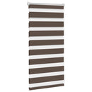 vidaXL Zebra roló 40,9 x 100 cm, szövetszélesség 36,7 cm, kávébarna