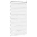 vidaXL fehér zebra roló 50,9 x 100 cm szövetszélesség 46,7 cm
