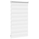 vidaXL fehér zebra roló 50,9 x 100 cm szövetszélesség 46,7 cm
