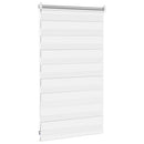 vidaXL fehér zebra roló 50,9 x 100 cm szövetszélesség 46,7 cm