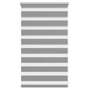 vidaXL szürke zebra roló 50,9 x 100 cm szövet szélesség 46,7 cm