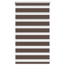 vidaXL Zebra roló 50,9 x 100 cm, szövetszélesség 46,7 cm, kávébarna
