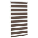 vidaXL Zebra roló 50,9 x 100 cm, szövetszélesség 46,7 cm, kávébarna