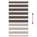 vidaXL Zebra roló 50,9 x 100 cm, szövetszélesség 46,7 cm, kávébarna
