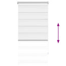 vidaXL fehér zebra roló 60,9 x 120 cm szövetszélesség 56,7 cm