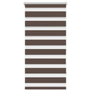 vidaXL Zebra roló 60,9 x 120 cm, szövetszélesség 56,7 cm, kávébarna